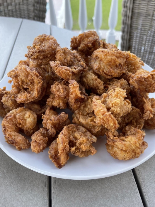 Fried Local Shrimp private chef