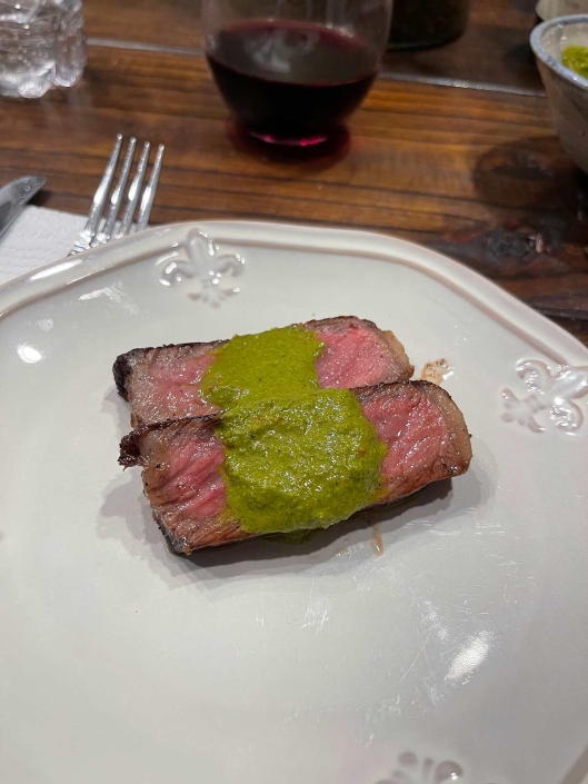 Snake River Farms Gold Wagyu NY Strip w/ Chimichurri